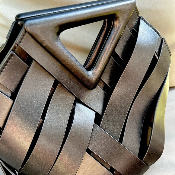 Woven shoulder bag + clutch - Picture 7 of 8